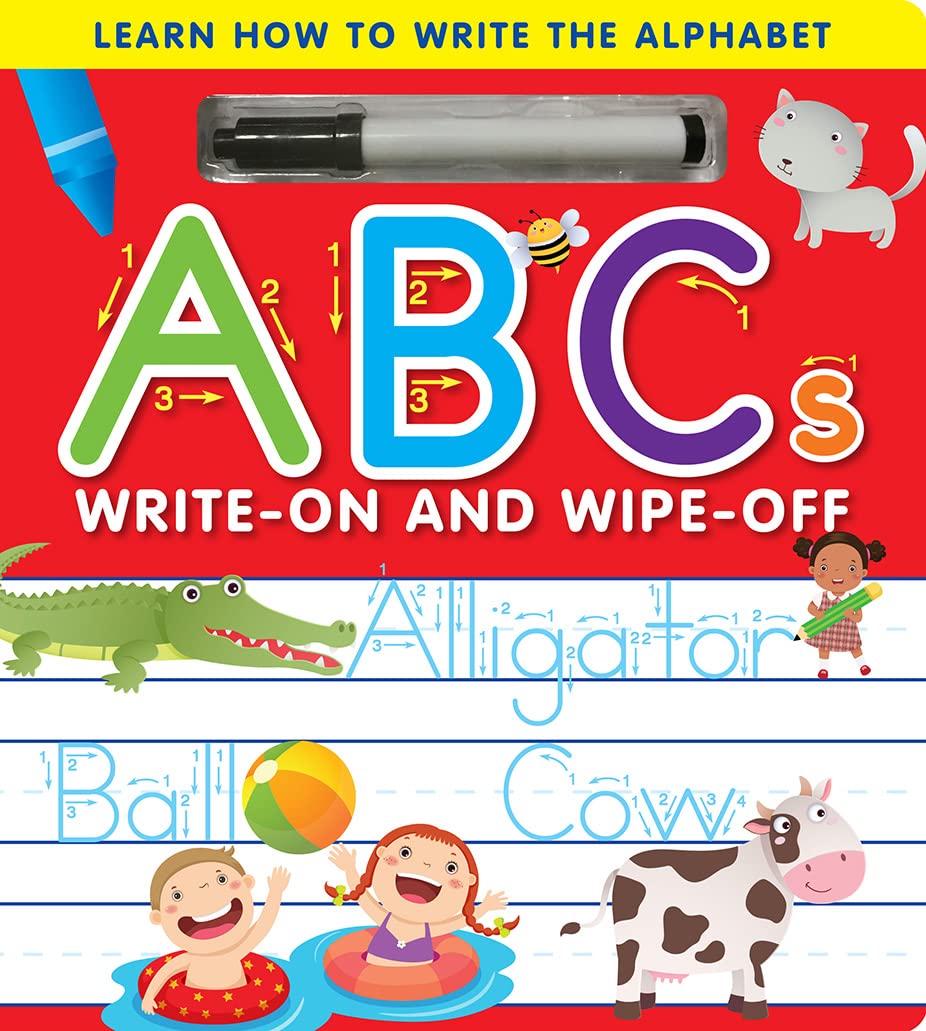 9781635602258 ABCs Write-On Wipe-Off W/Marker: Learn How to Write the Alphabet