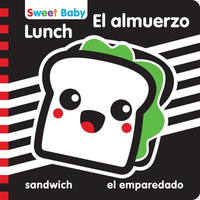 Sweet Baby Series Lunch 6x6 Bilingual: A High Contrast Introduction to Mealtime